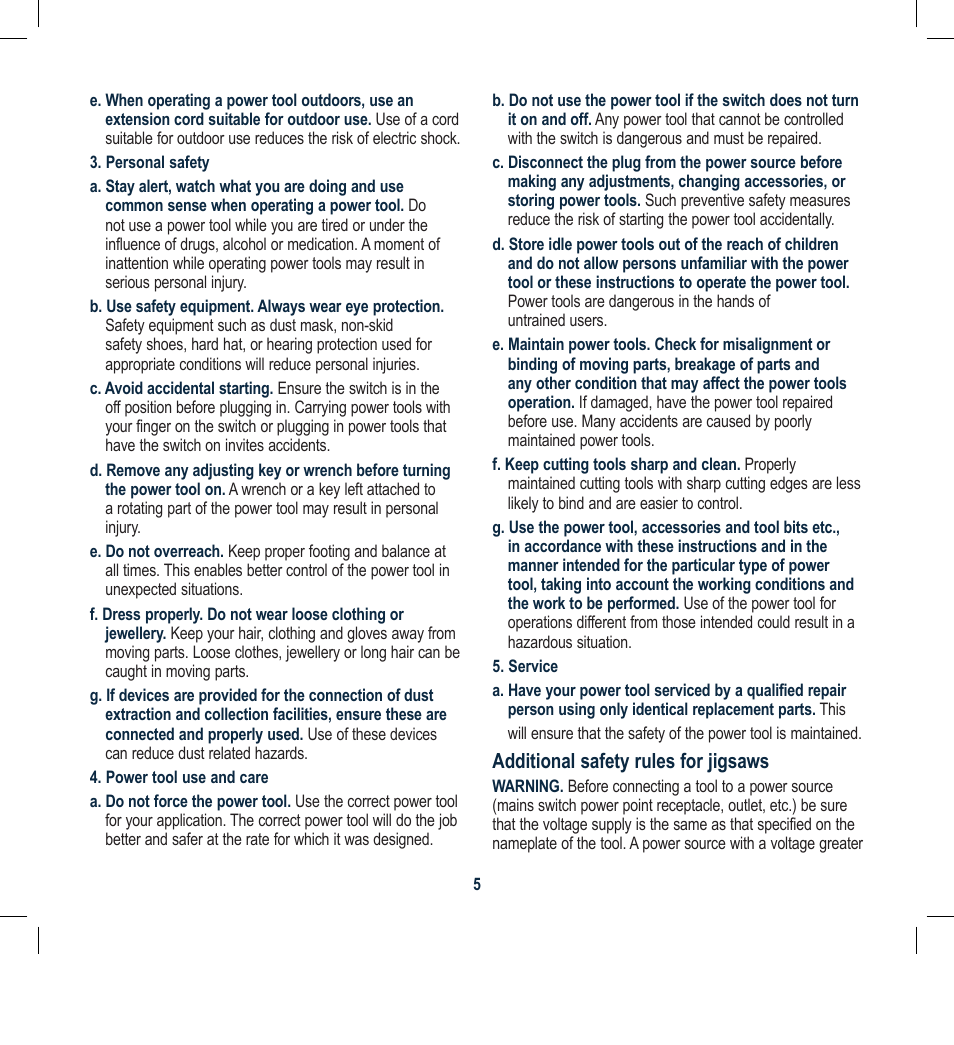 Global Machinery Company SPJ2HM User Manual | Page 5 / 16