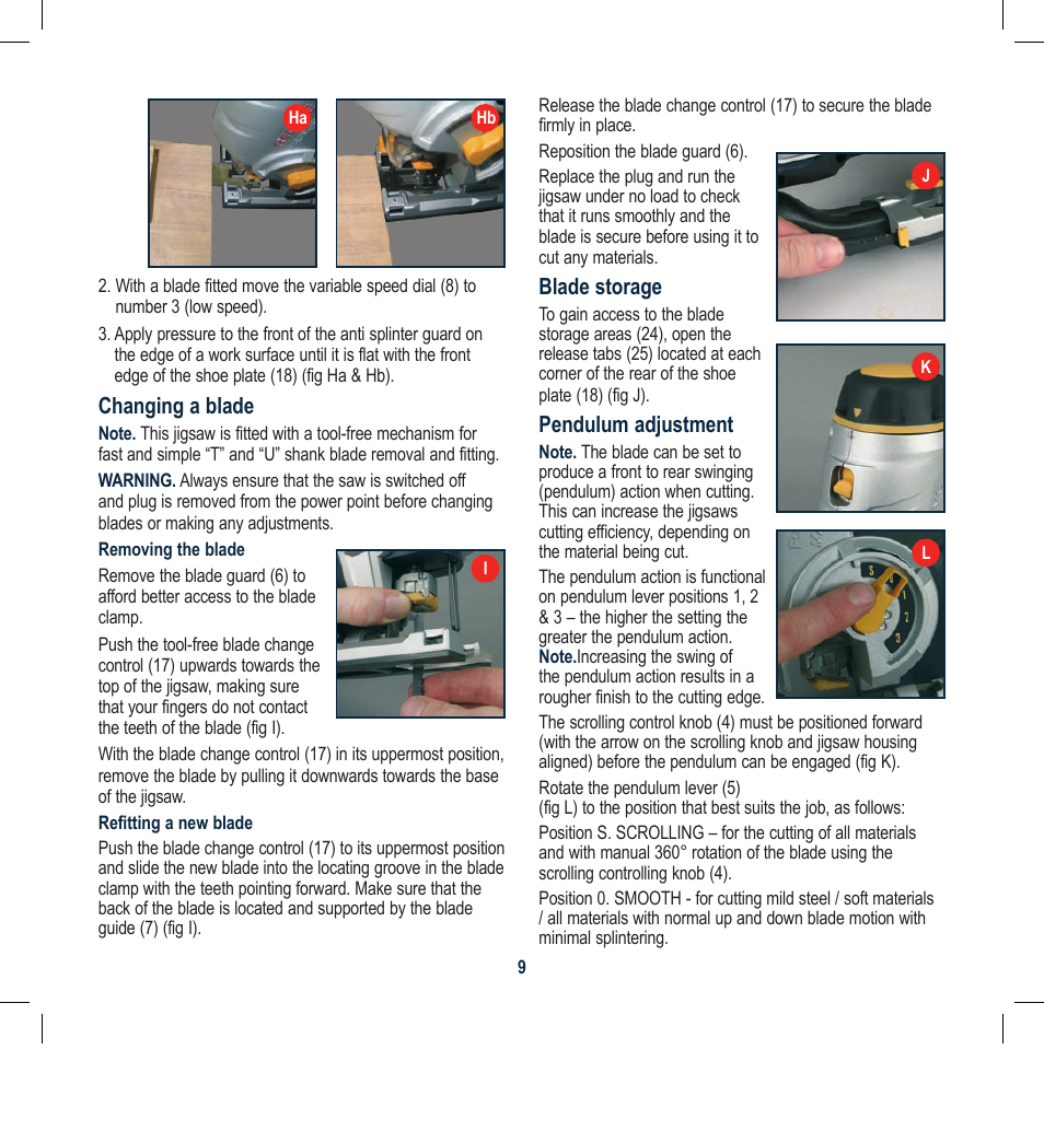 Global Machinery Company SPJ2HM User Manual | Page 9 / 16