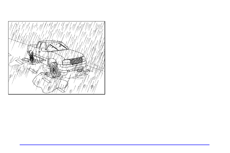 Driving in rain and on wet roads | Global Machinery Company Sierra 1999 User Manual | Page 222 / 432