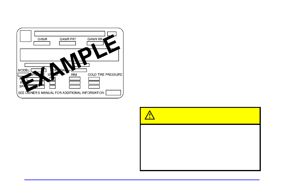 Loading your vehicle, Caution | Global Machinery Company Sierra 1999 User Manual | Page 236 / 432