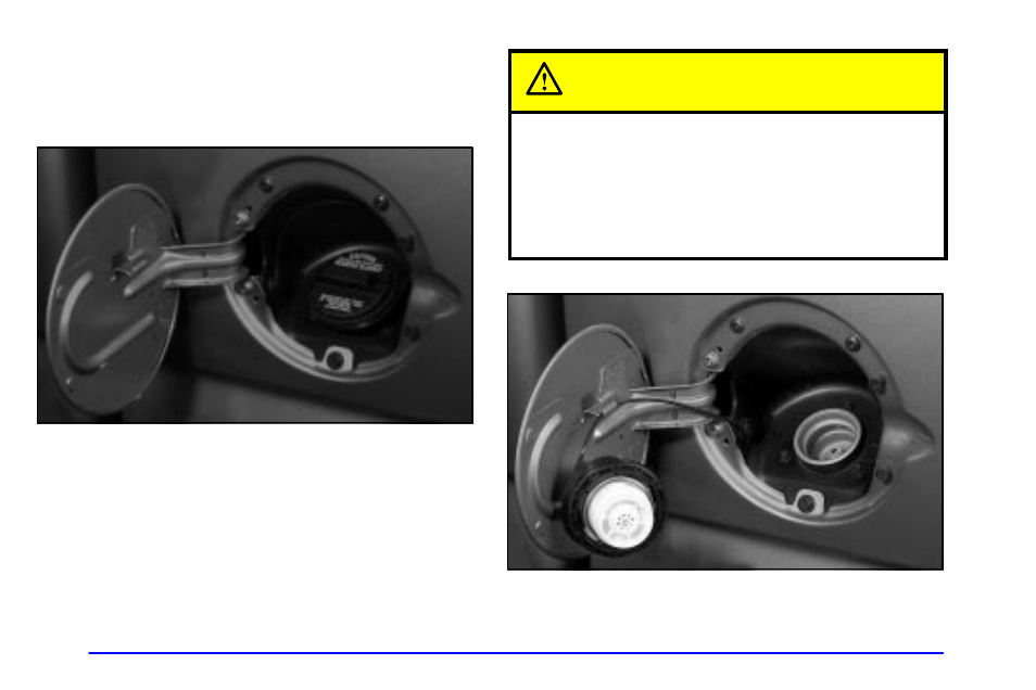 Filling your tank (gasoline engine), Caution | Global Machinery Company Sierra 1999 User Manual | Page 304 / 432