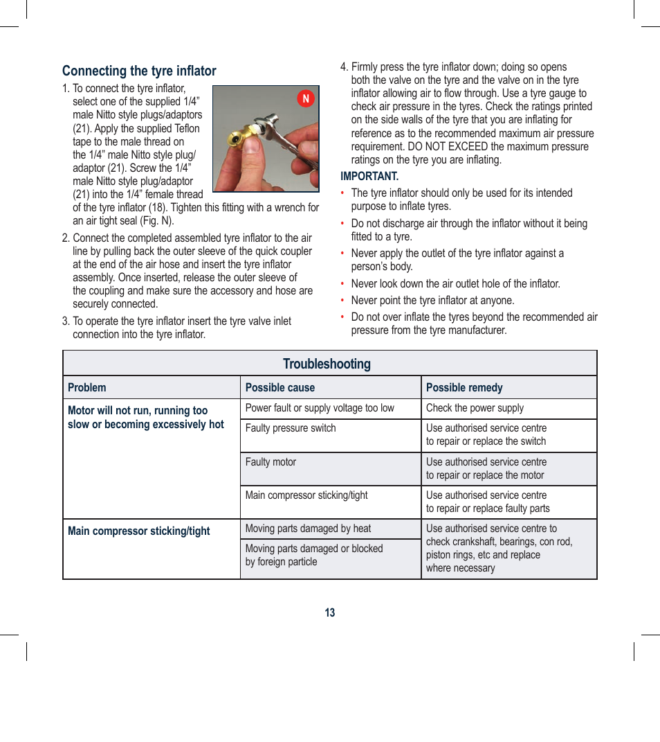 Global Machinery Company MOC6L User Manual | Page 13 / 20