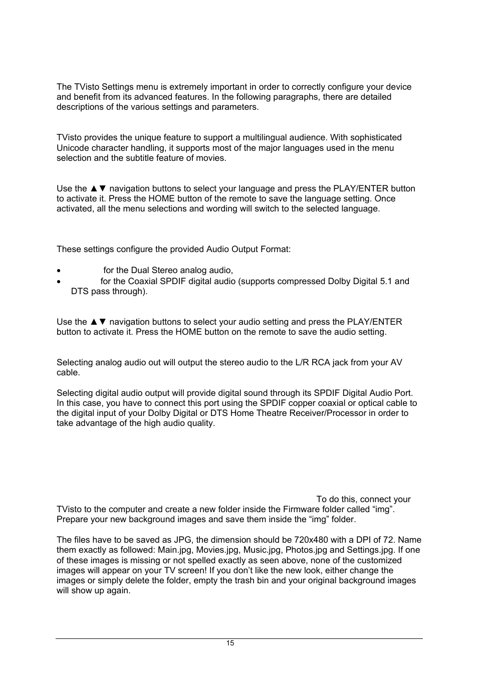 Global Machinery Company TVisto User Manual | Page 20 / 31