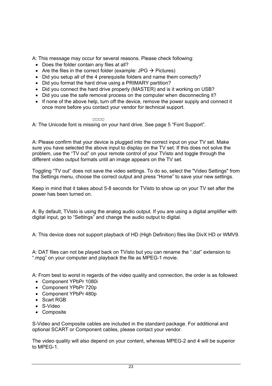 Global Machinery Company TVisto User Manual | Page 28 / 31