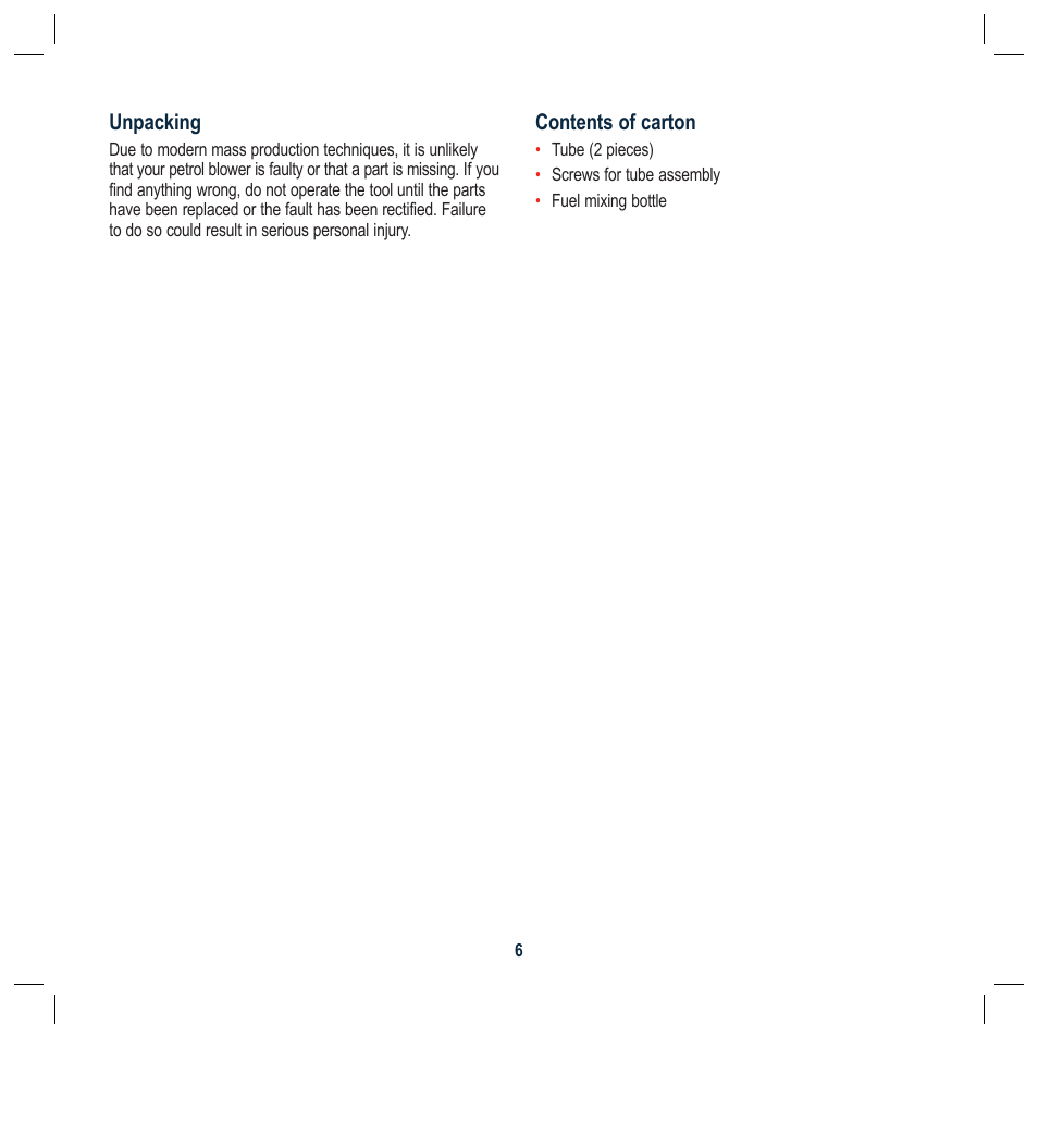 Global Machinery Company PB26CC User Manual | Page 6 / 16