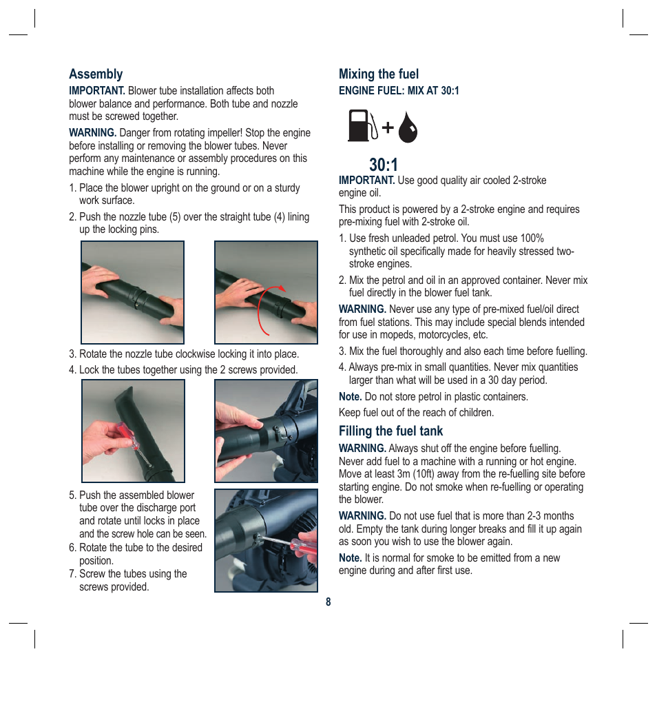 Global Machinery Company PB26CC User Manual | Page 8 / 16