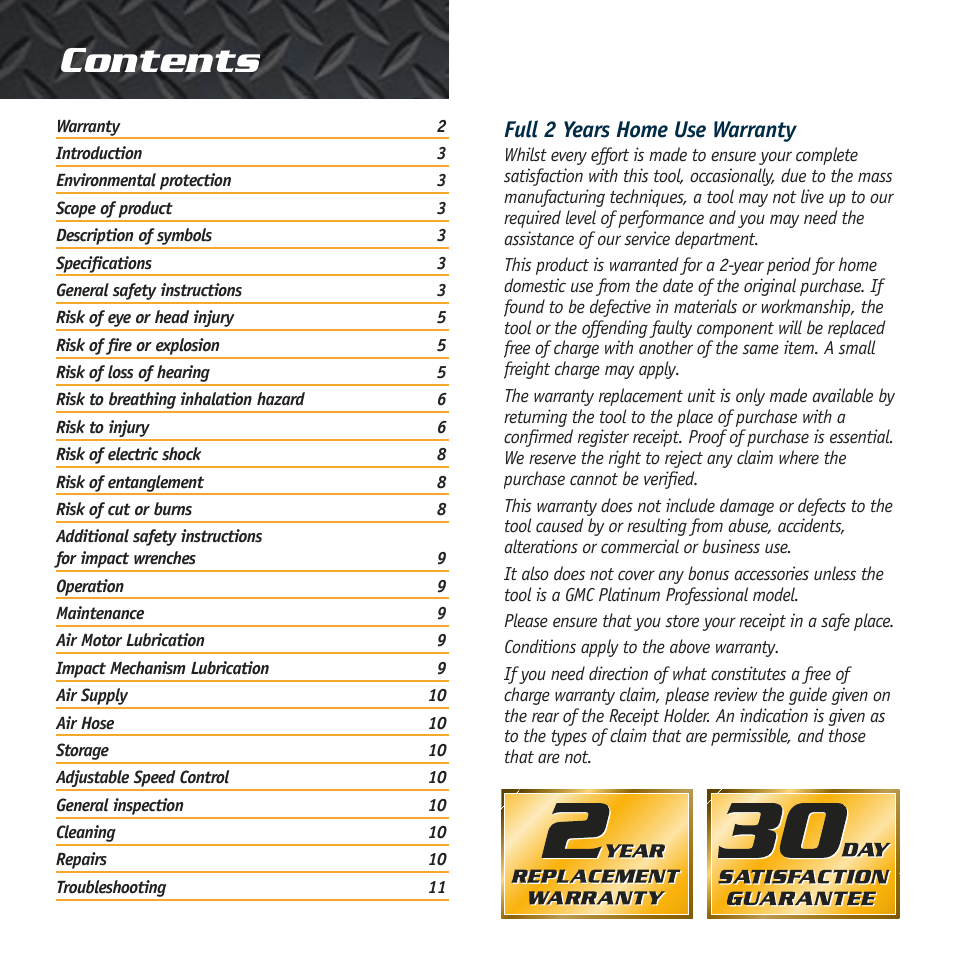 Global Machinery Company ATI2K User Manual | Page 2 / 16