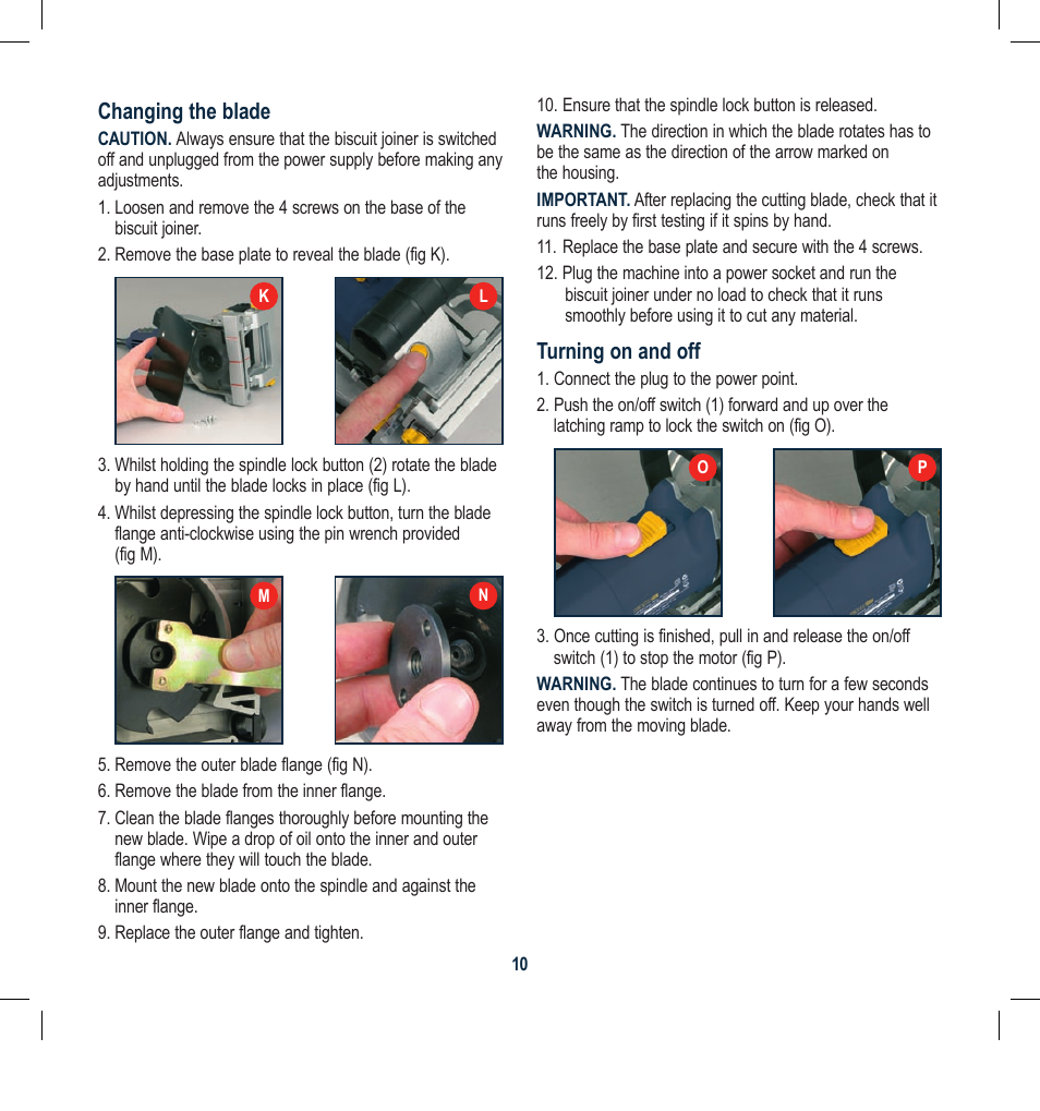 Global Machinery Company BJ600 User Manual | Page 10 / 16