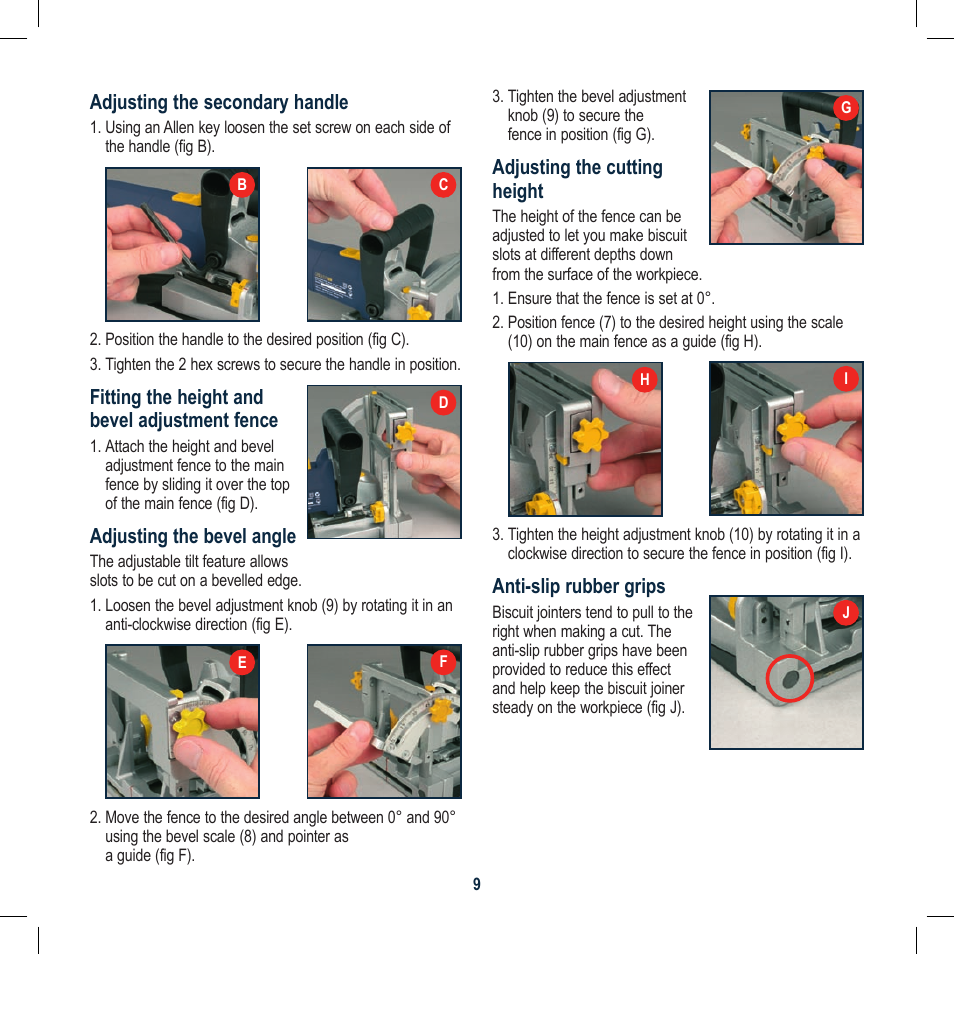 Global Machinery Company BJ600 User Manual | Page 9 / 16