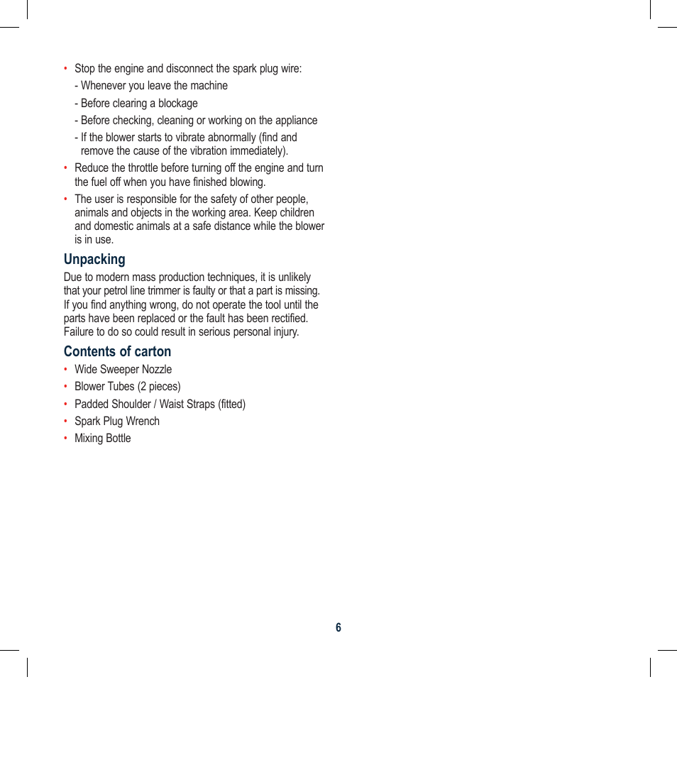 Global Machinery Company BPB41 User Manual | Page 6 / 16