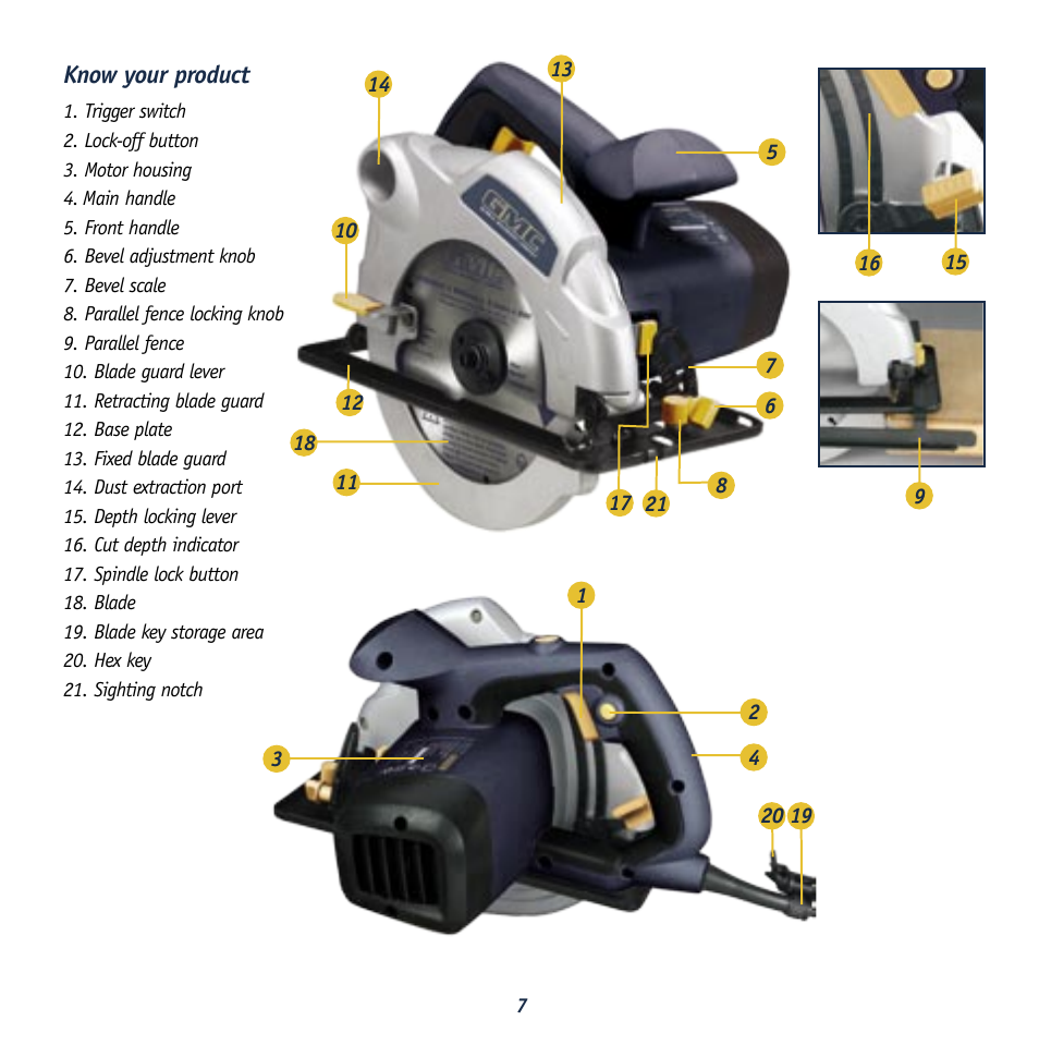 Global Machinery Company MX1275 User Manual | Page 7 / 12