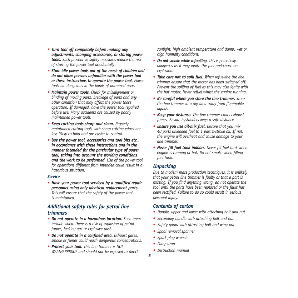Global Machinery Company GLT25 User Manual | Page 5 / 16