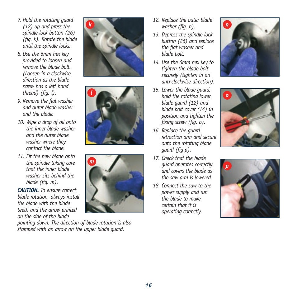 Global Machinery Company REDEYE DB305SMS User Manual | Page 16 / 24