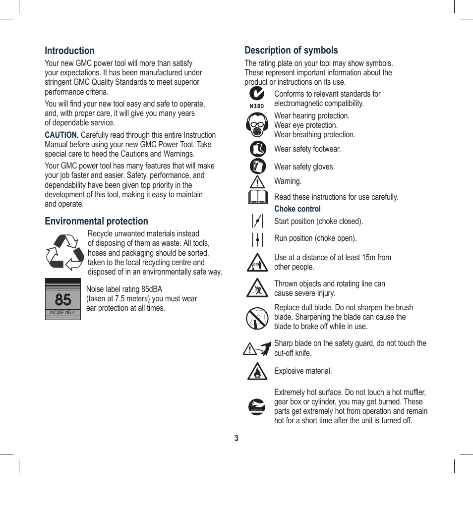 Global Machinery Company 25CC User Manual | Page 3 / 16