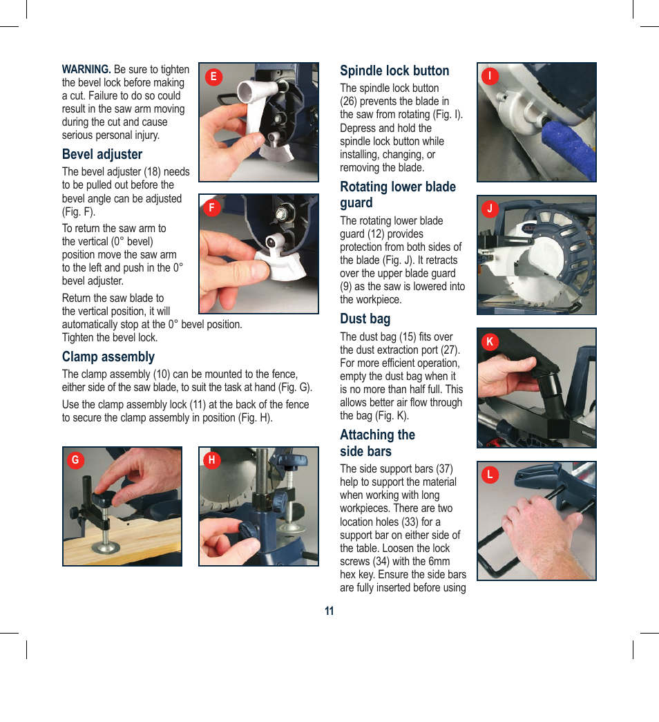 Global Machinery Company CDB305MS User Manual | Page 11 / 20
