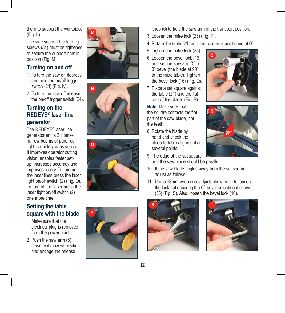 Global Machinery Company CDB305MS User Manual | Page 12 / 20