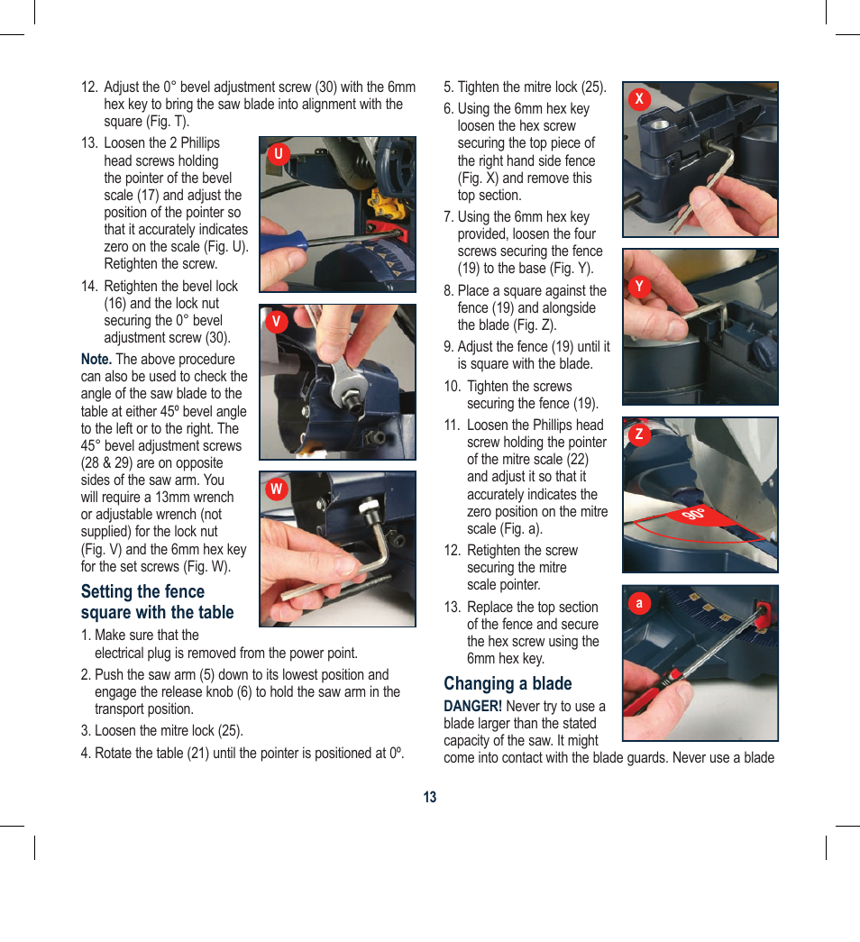 Global Machinery Company CDB305MS User Manual | Page 13 / 20