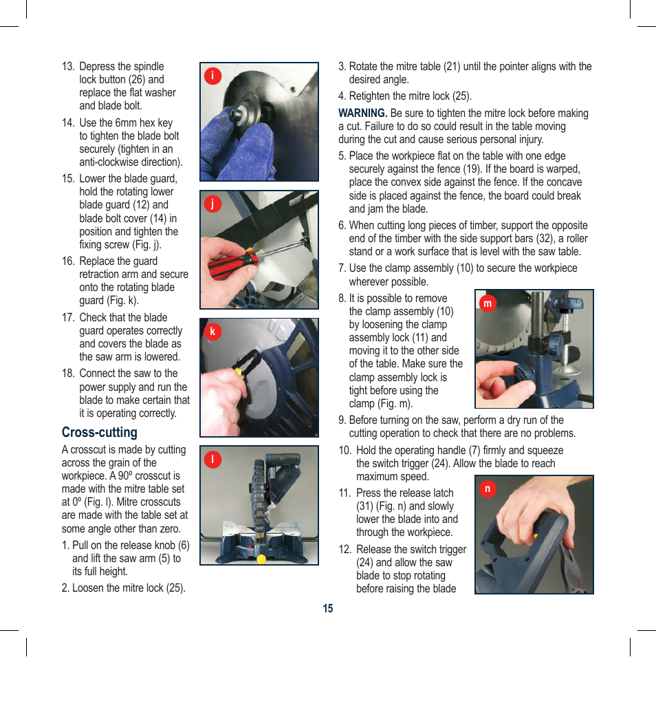 Global Machinery Company CDB305MS User Manual | Page 15 / 20