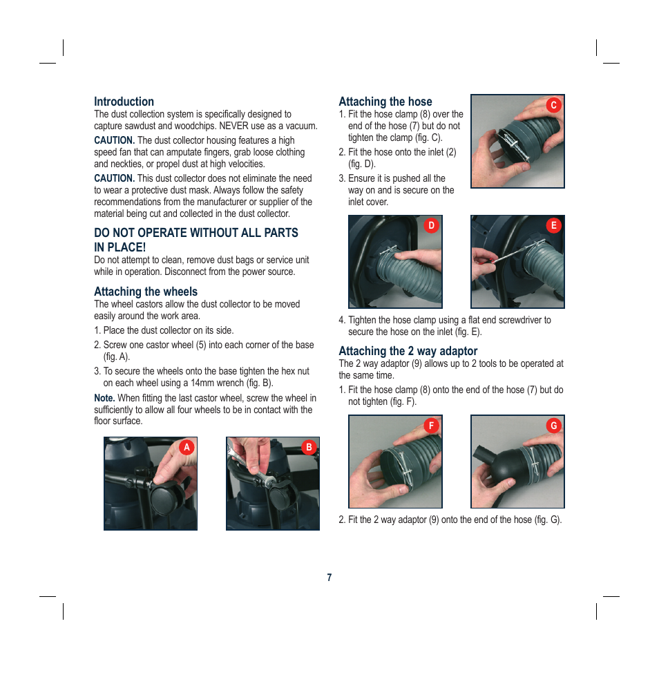 Global Machinery Company DC750 User Manual | Page 7 / 12