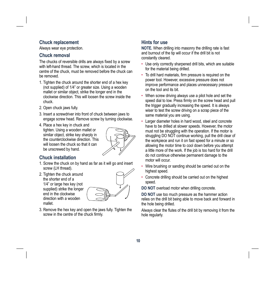 Global Machinery Company MX1G100 User Manual | Page 10 / 12