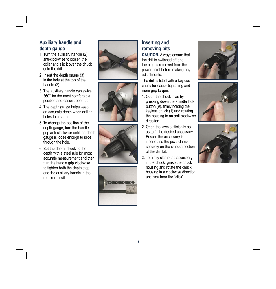 Global Machinery Company MX1G100 User Manual | Page 8 / 12
