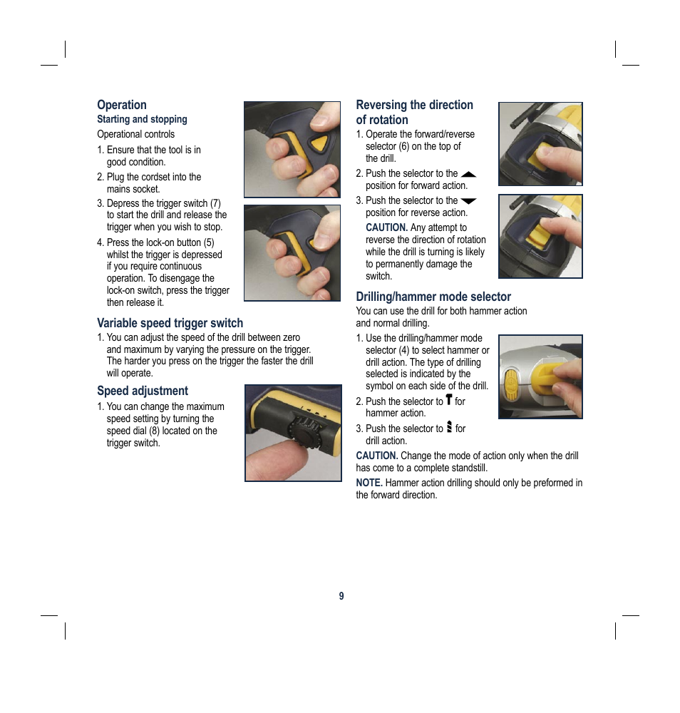 Global Machinery Company MX1G100 User Manual | Page 9 / 12