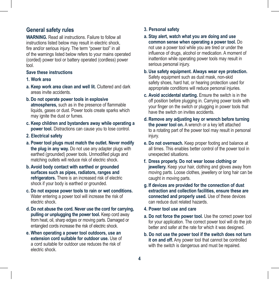 Global Machinery Company 300W CARBON FIBRE 1/3 SHEET ORBITAL OS187CF User Manual | Page 4 / 12