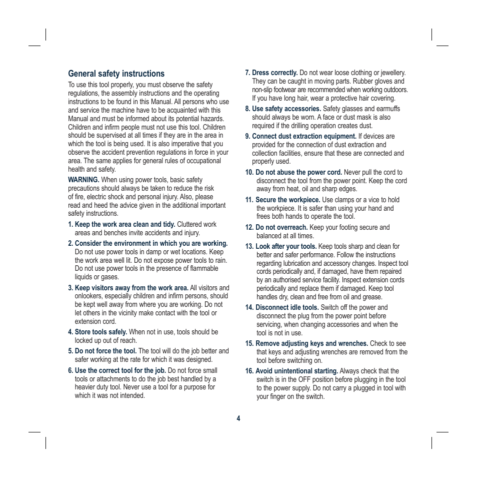 Global Machinery Company RT300 User Manual | Page 4 / 16