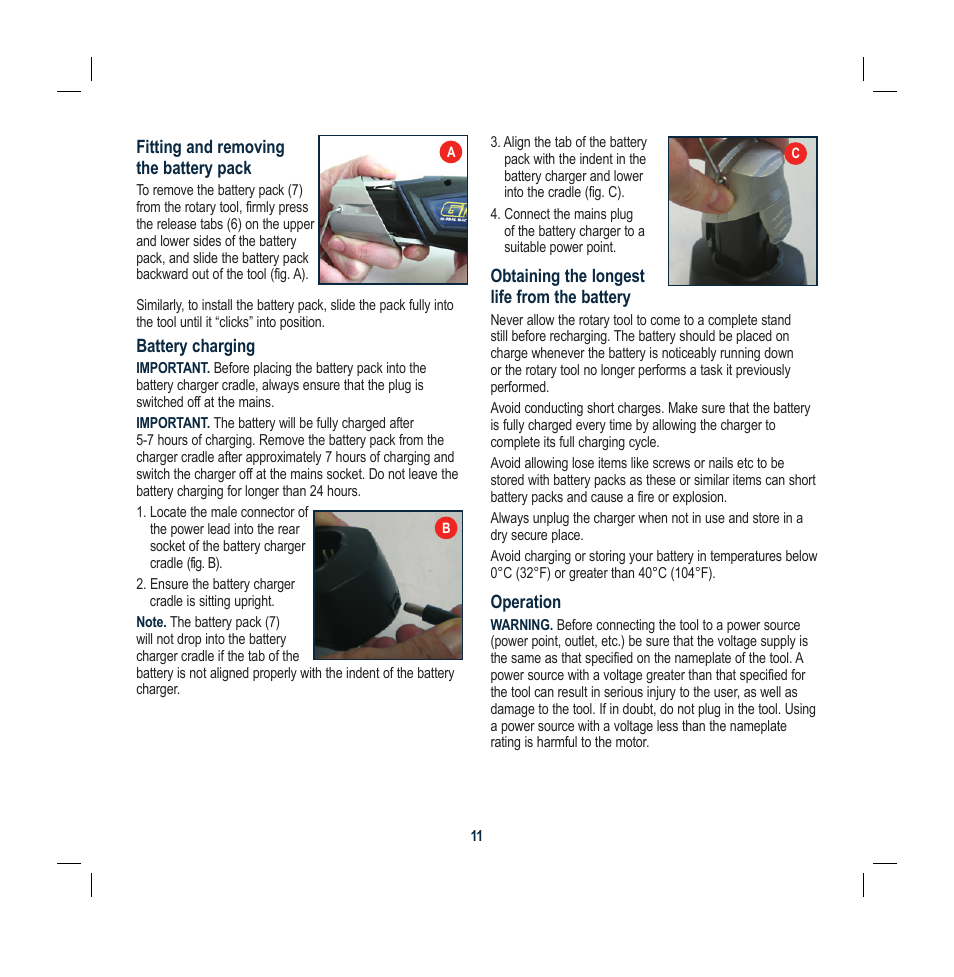 Global Machinery Company DEC004DC User Manual | Page 11 / 16