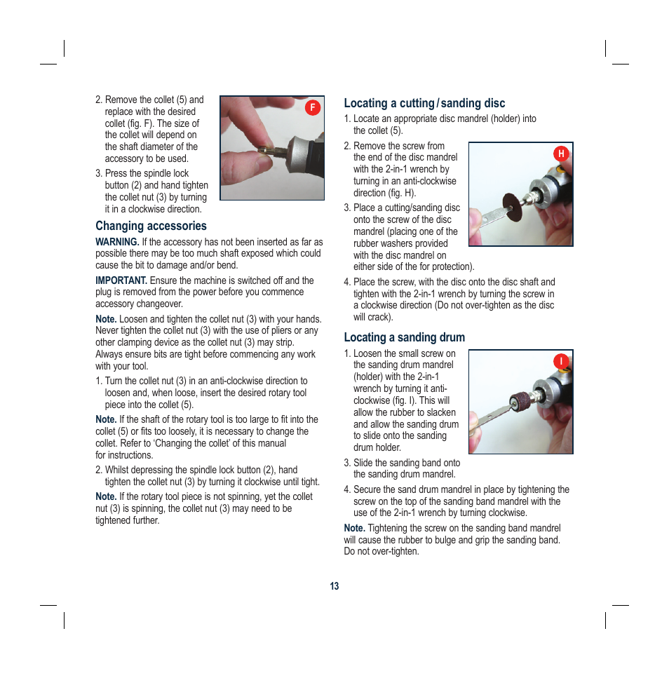 Global Machinery Company DEC004DC User Manual | Page 13 / 16