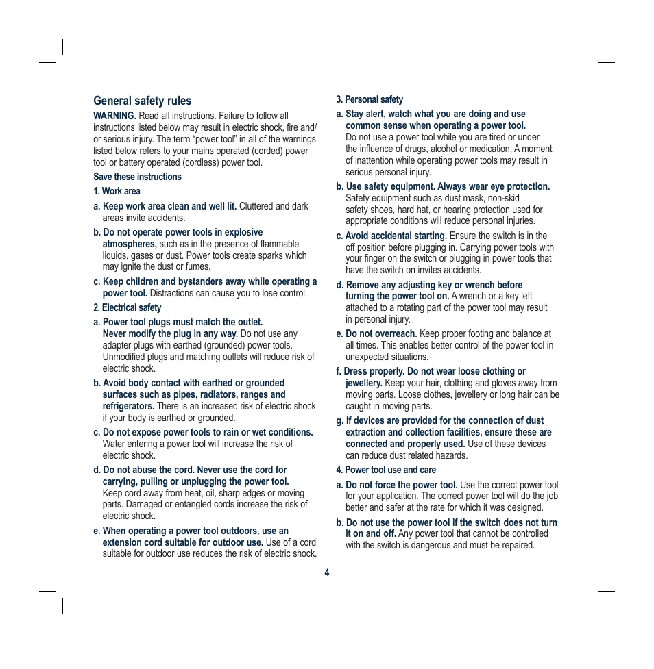 Global Machinery Company DEC004DC User Manual | Page 4 / 16