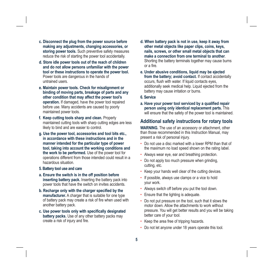 Global Machinery Company DEC004DC User Manual | Page 5 / 16
