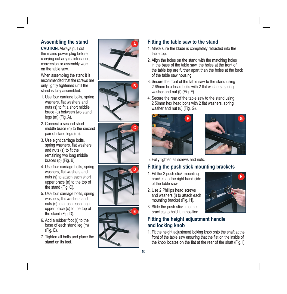Global Machinery Company TS1800 User Manual | Page 10 / 20