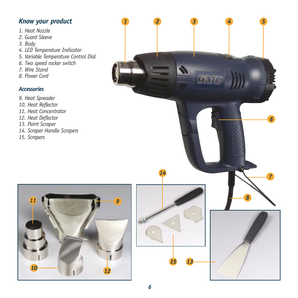 Global Machinery Company HG2000K User Manual | Page 6 / 9