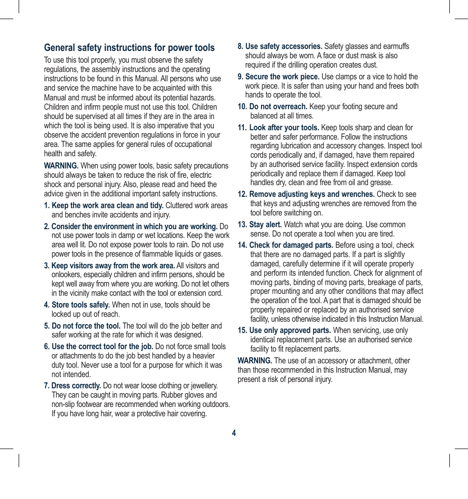 Global Machinery Company GEN800 User Manual | Page 4 / 20