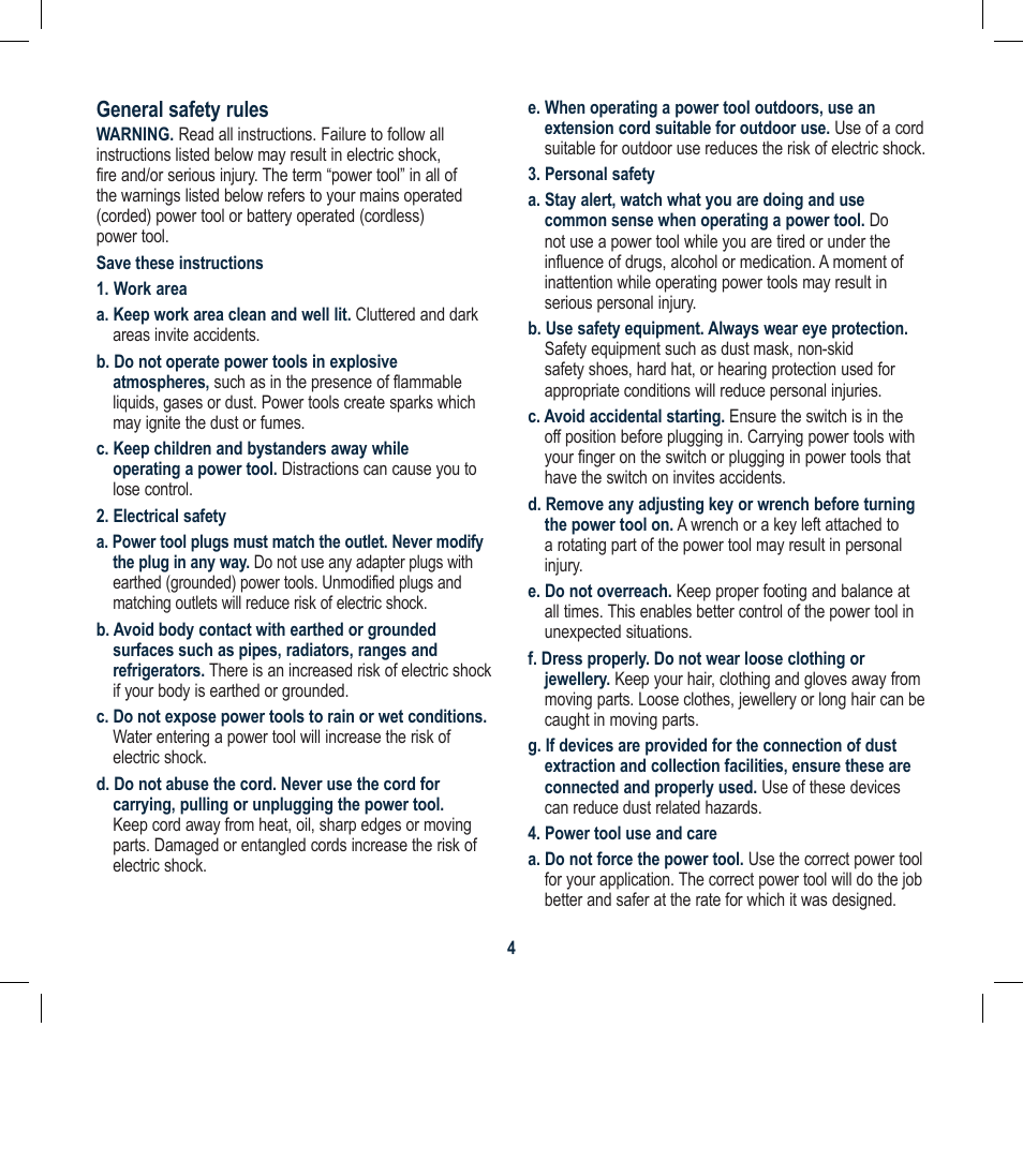 Global Machinery Company OS300 User Manual | Page 4 / 12