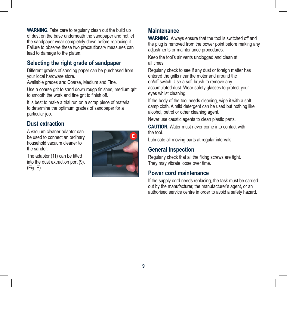 Global Machinery Company OS300 User Manual | Page 9 / 12