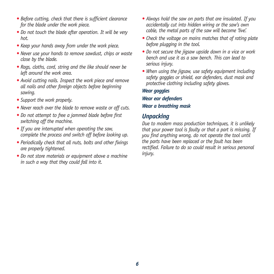 Unpacking | Global Machinery Company LS620SR User Manual | Page 6 / 11