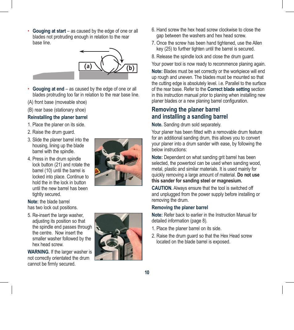 Global Machinery Company 3BVSIPCF User Manual | Page 10 / 16