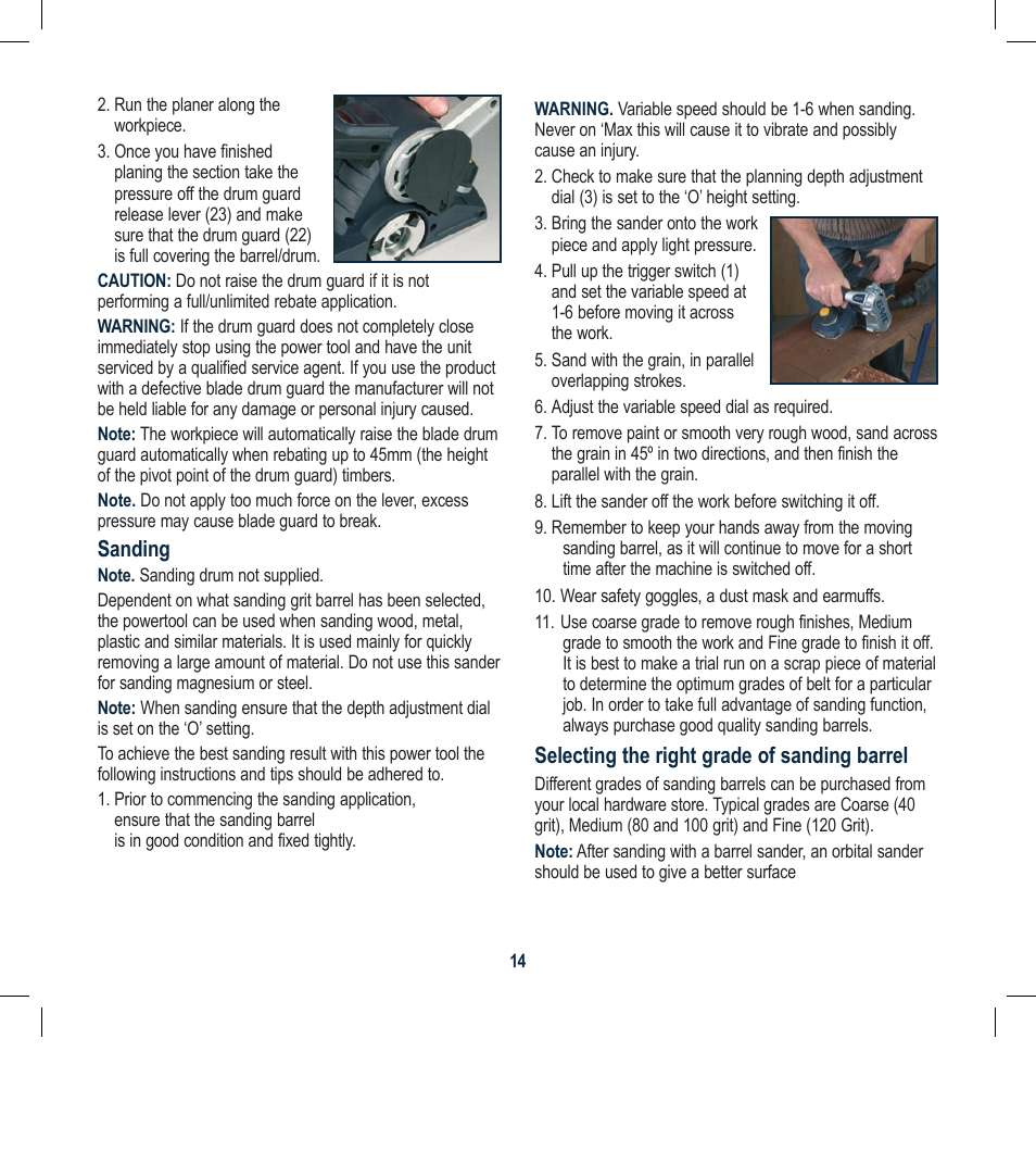 Global Machinery Company 3BVSIPCF User Manual | Page 14 / 16