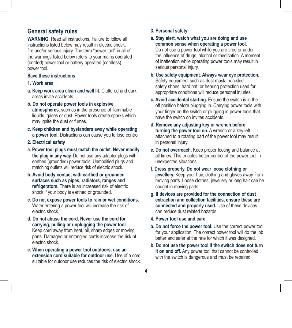 Global Machinery Company 3BVSIPCF User Manual | Page 4 / 16