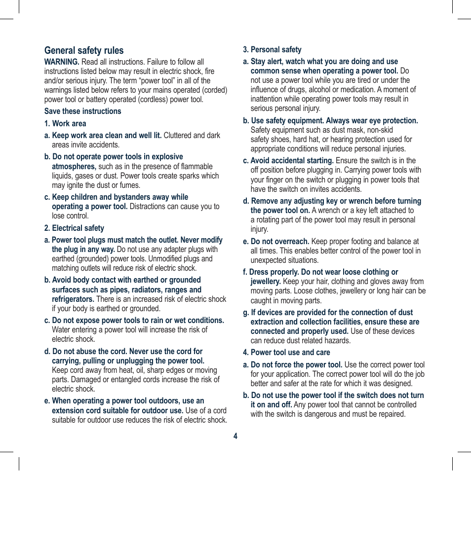 Global Machinery Company RC1200 User Manual | Page 4 / 12