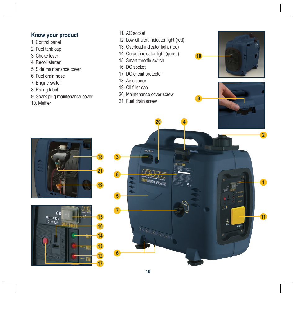 Global Machinery Company G25 User Manual | Page 10 / 24