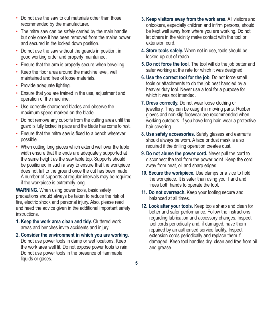 Global Machinery Company LSM210A User Manual | Page 5 / 20