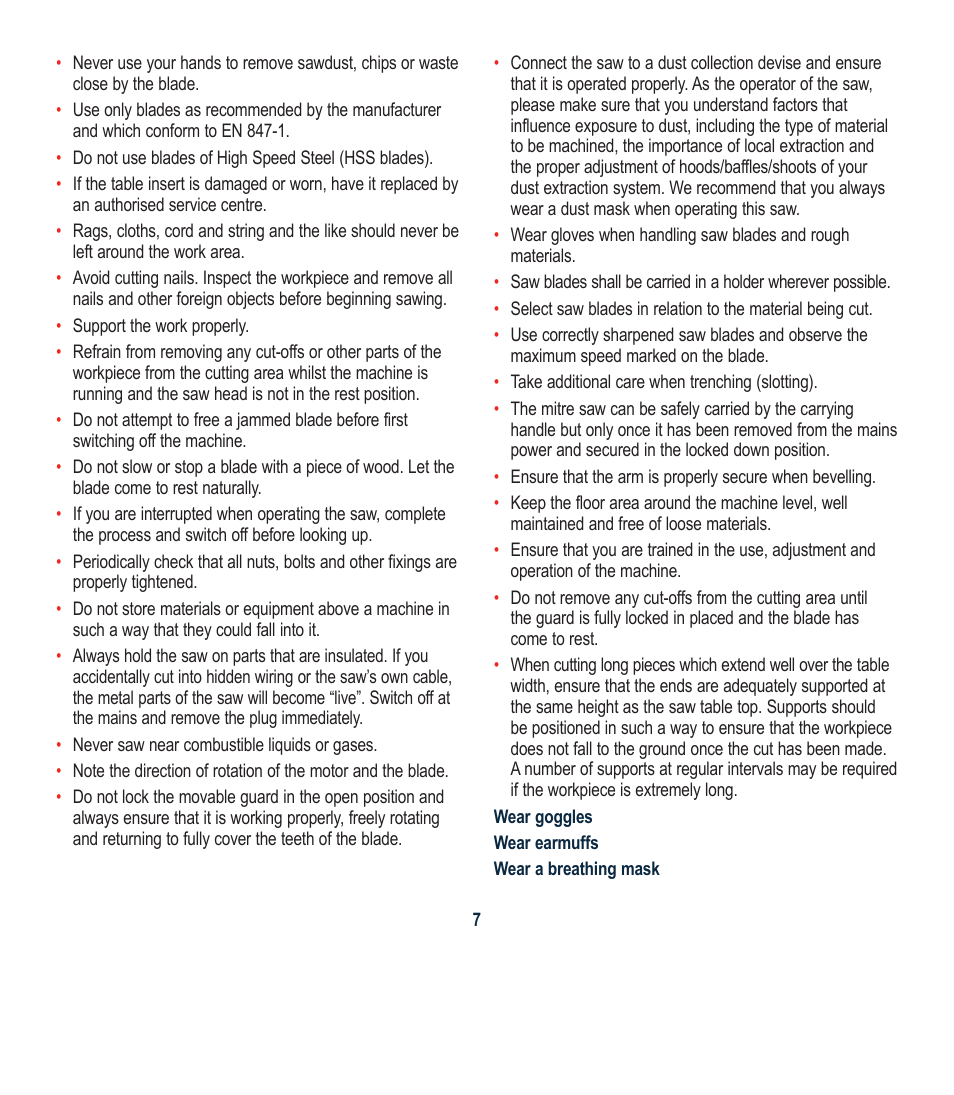Global Machinery Company LSM210A User Manual | Page 7 / 20