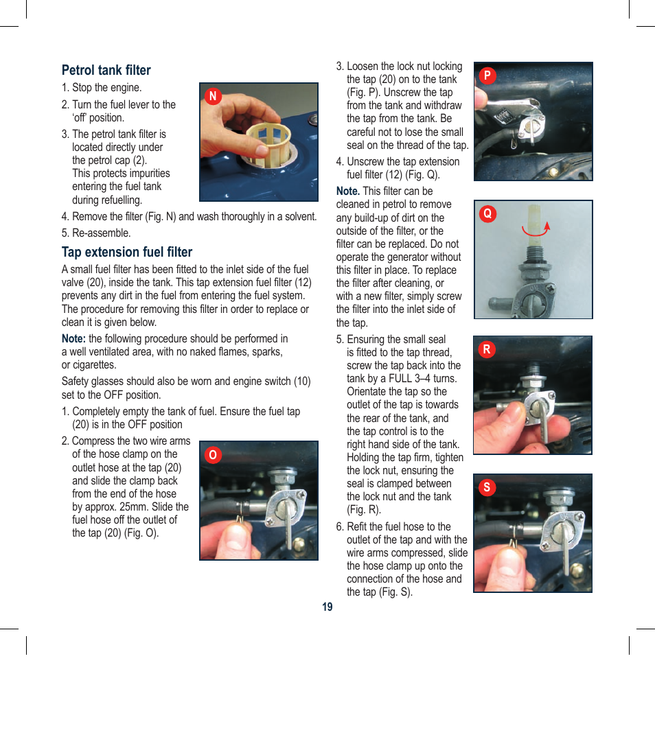 Global Machinery Company GEN2300ES User Manual | Page 19 / 24