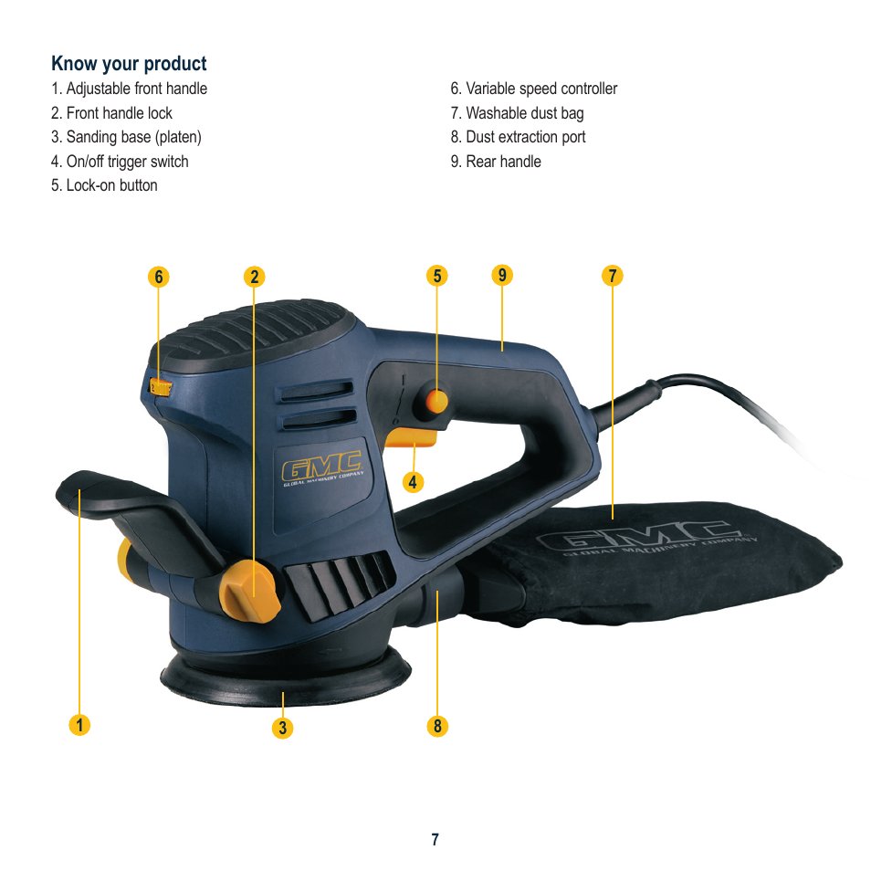 Global Machinery Company ROS400A User Manual | Page 7 / 12
