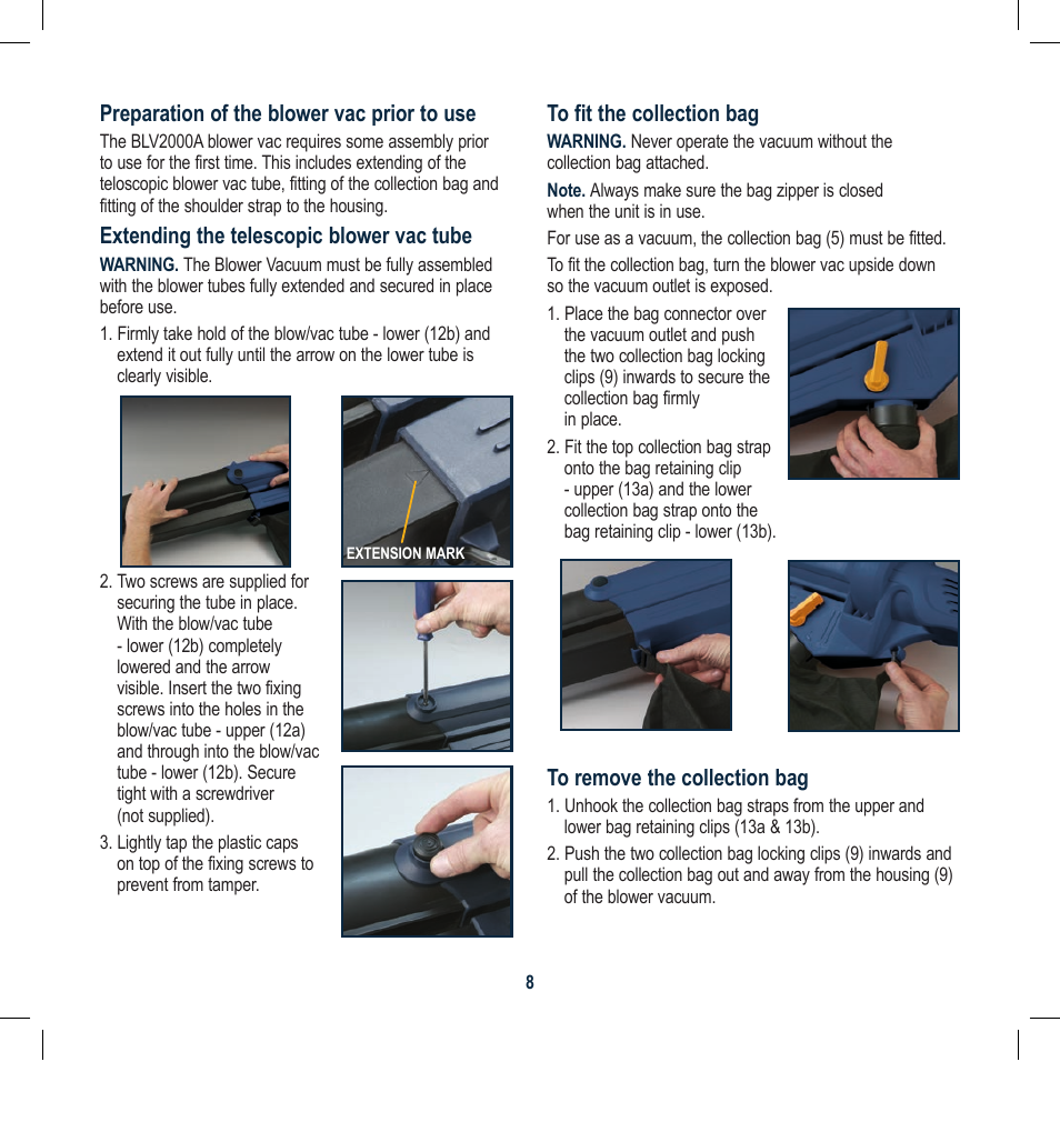 Global Machinery Company 2000W User Manual | Page 8 / 12