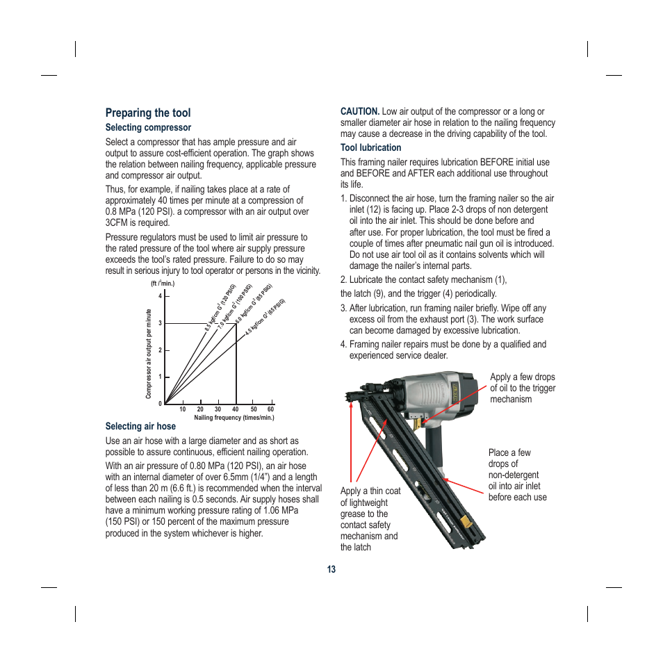 Preparing the tool | Global Machinery Company ATBR1650-3PK User Manual | Page 43 / 47