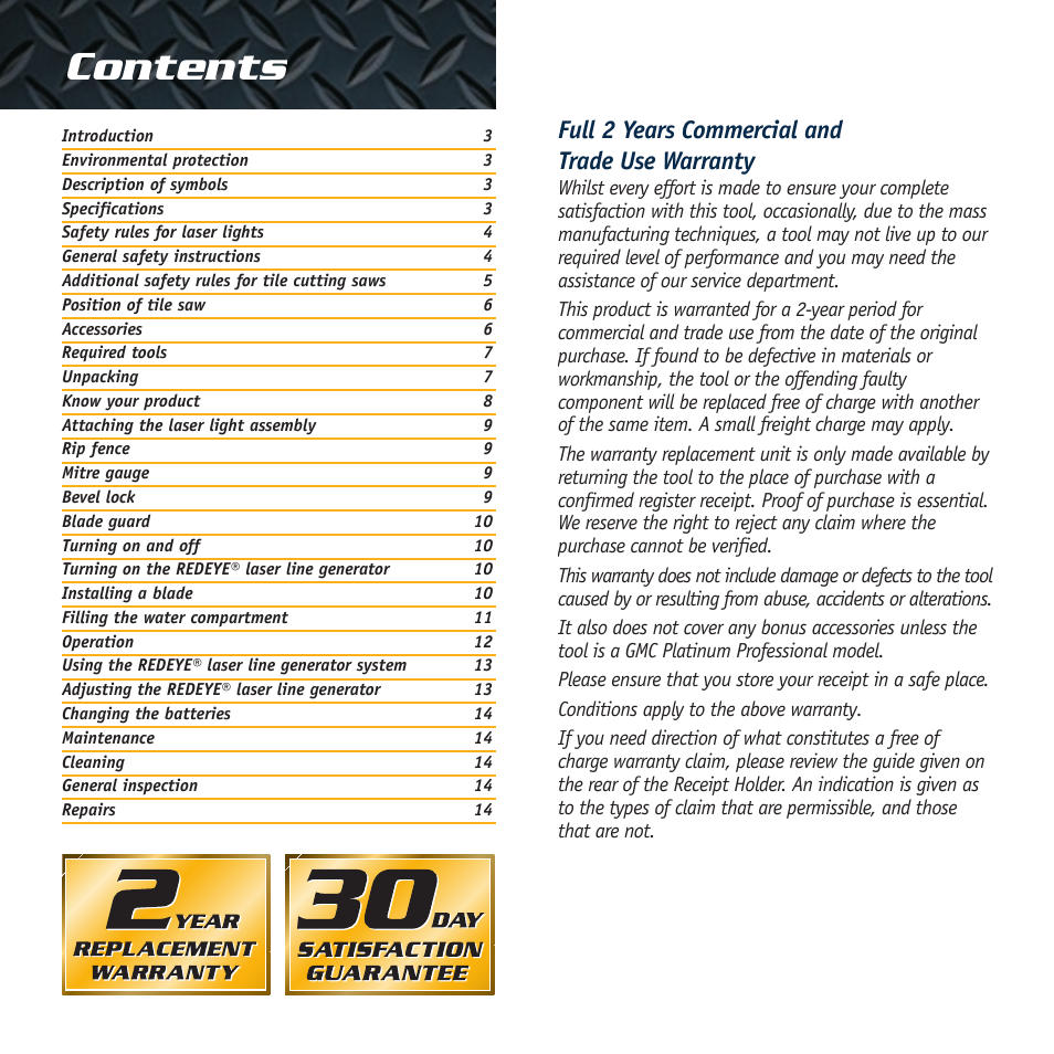 Global Machinery Company 040521 ED8 PR User Manual | Page 2 / 16